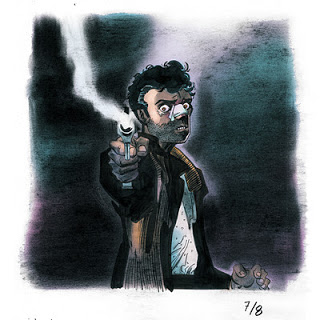 ilustración para la serie heroes realizada por tim sale