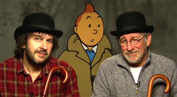steven spielberg y peter jackson tintin