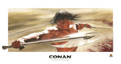 conan litografía de alex ross
