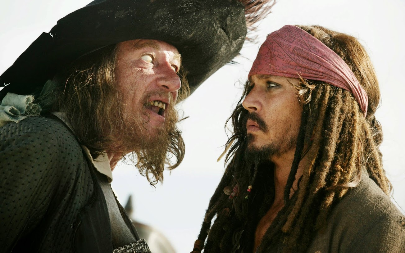hector barbossa jack sparrow pirates of the caribbean