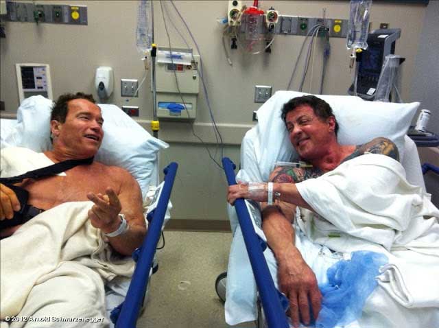  arnold schwarzenegger y sylvester stallone