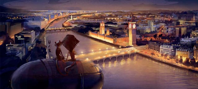 concept arts de 'madagascar 3: de marcha por europa'