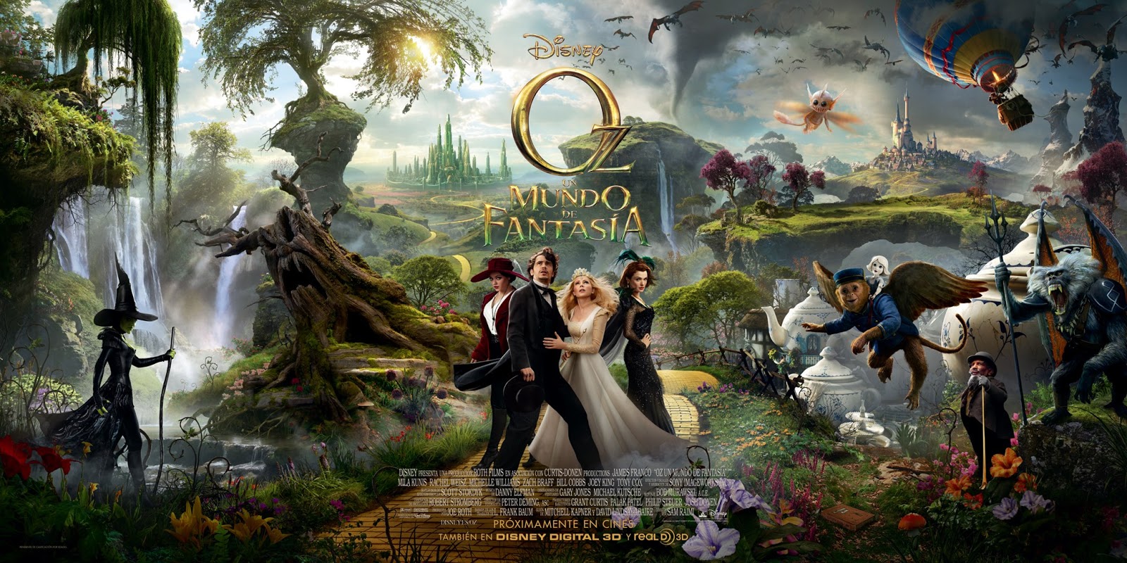 oz un mundo de fantasia caracter poster