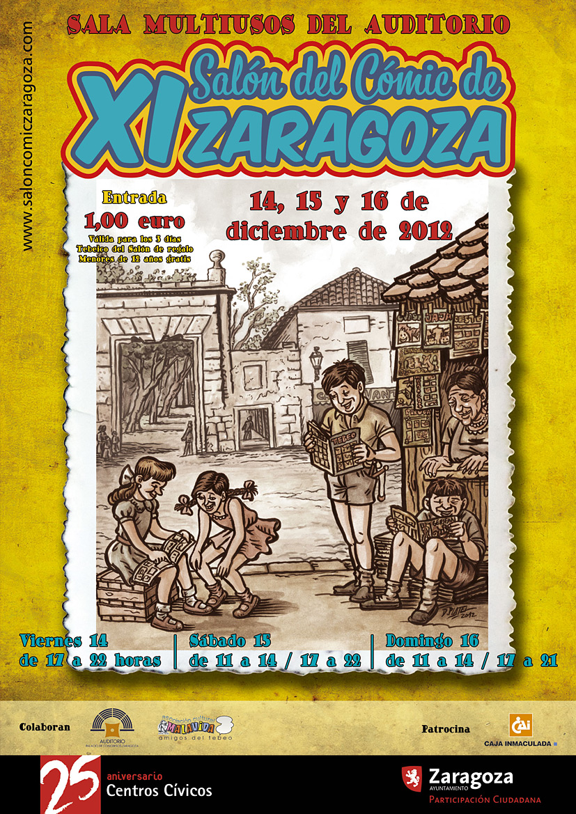 cartel xi salon del comic de zaragoza