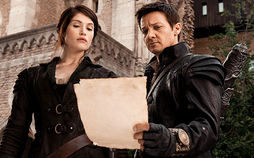 hansel y gretel: cazadores de brujas. gemma arterton y jeremy renner