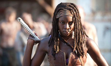 michonne in the walking dead