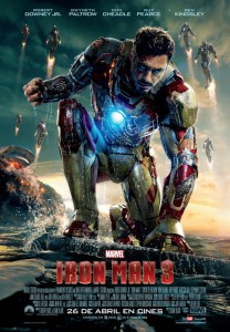 poster de iron man 3 con tony stark