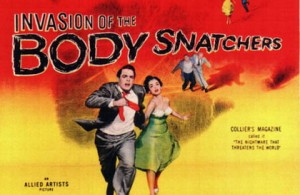 cartel de 'la invasión de los ladrones de cuerpos', de don siegel