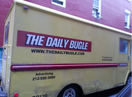 furgoneta de the daily bugle