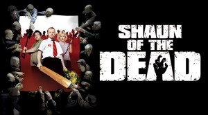 cartel de 'zombies party' (título original, 'shaun of the dead')