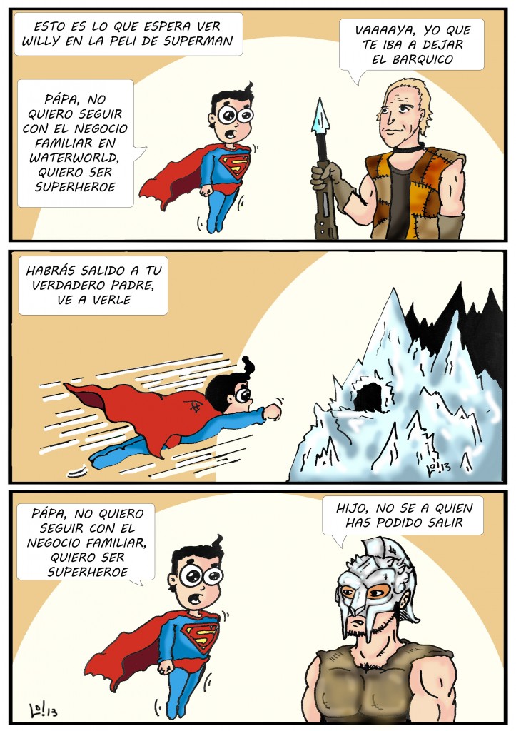 tira 009 de 'willy, extra de cine y friki', de luis orús