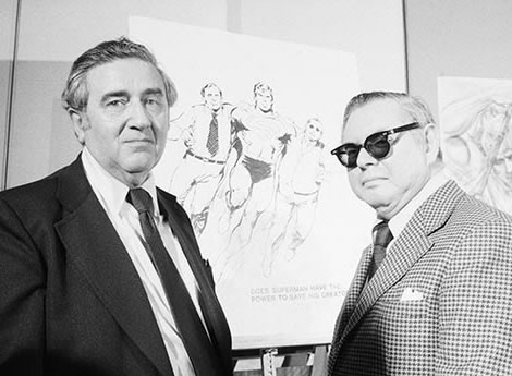 jerry siegel y joe shuster, creadores de superman