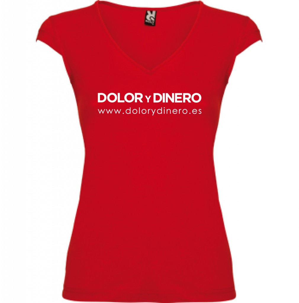camiseta chica dolor y dinero