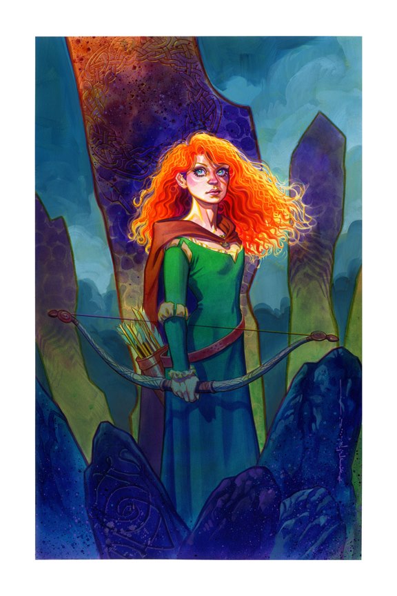 visión de merida de brave de pixar por brianstelfeeze