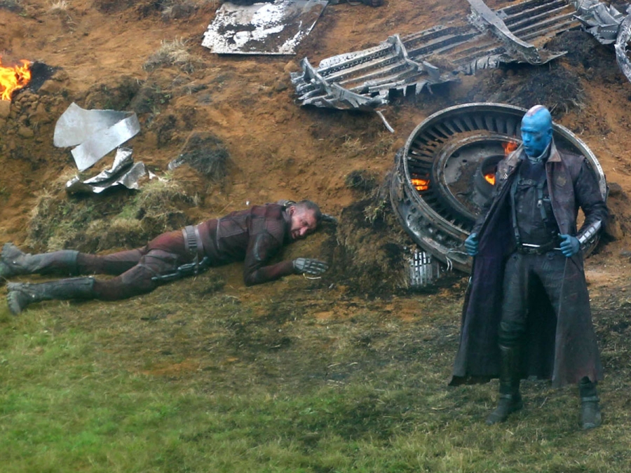 michael rooker como 'yondu' en los guardianes de la galaxia