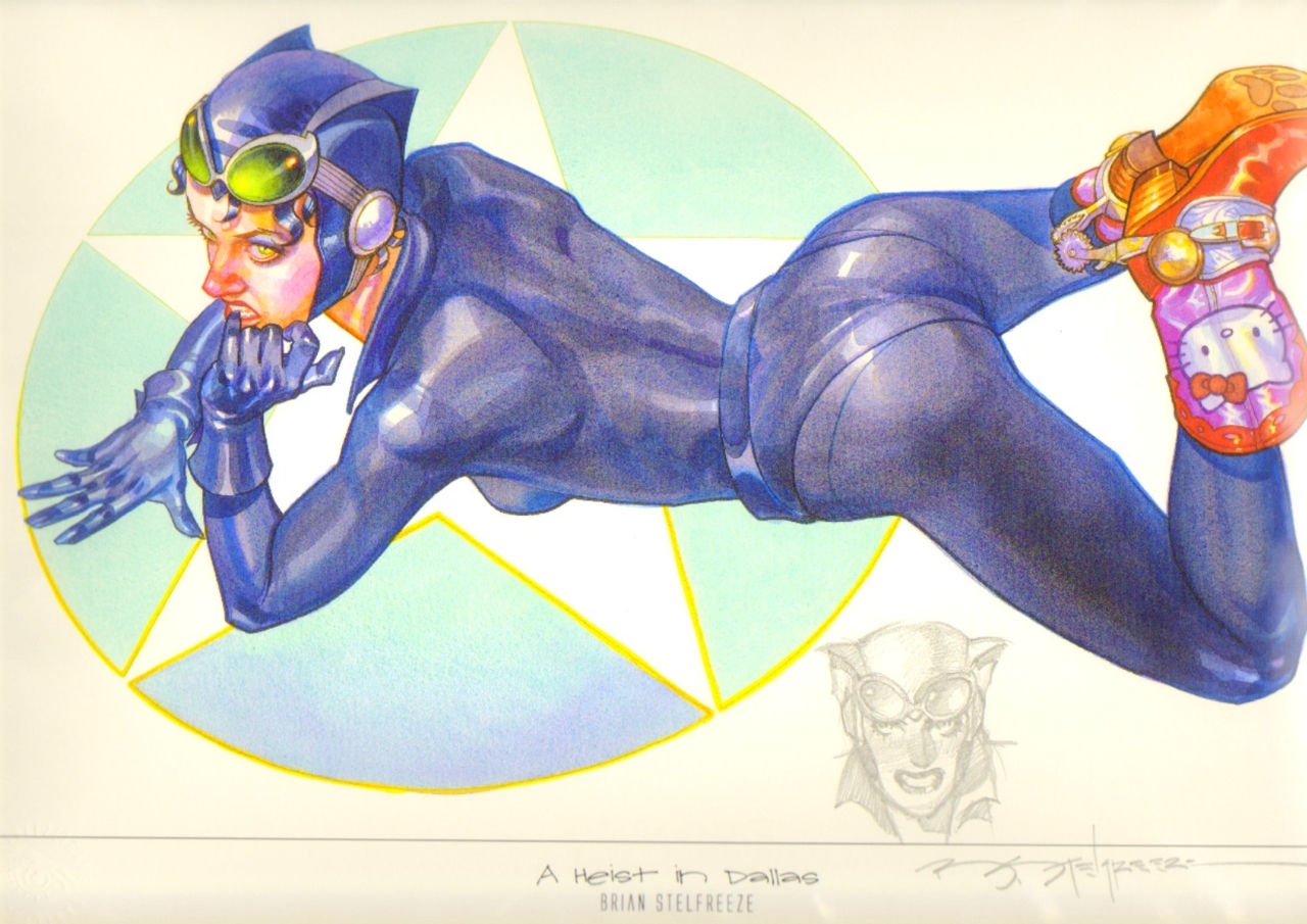 catwoman por brian stelfreeze
