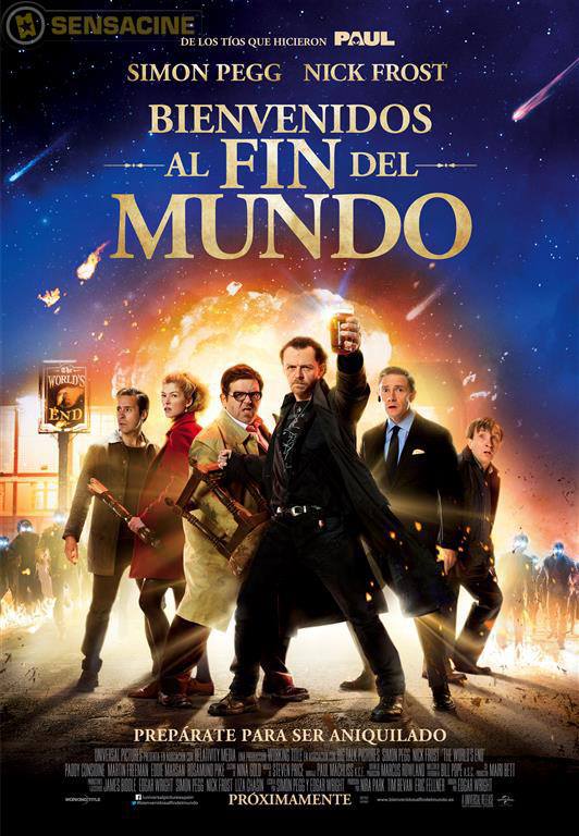 poster español de bienvenidos al fin del mundo