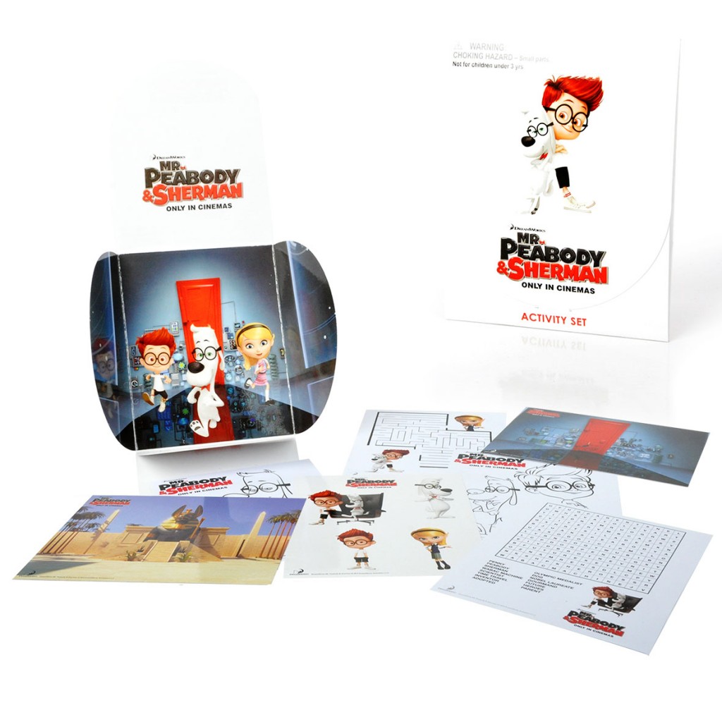 actividades infantiles de las aventuras de peabody y sherman