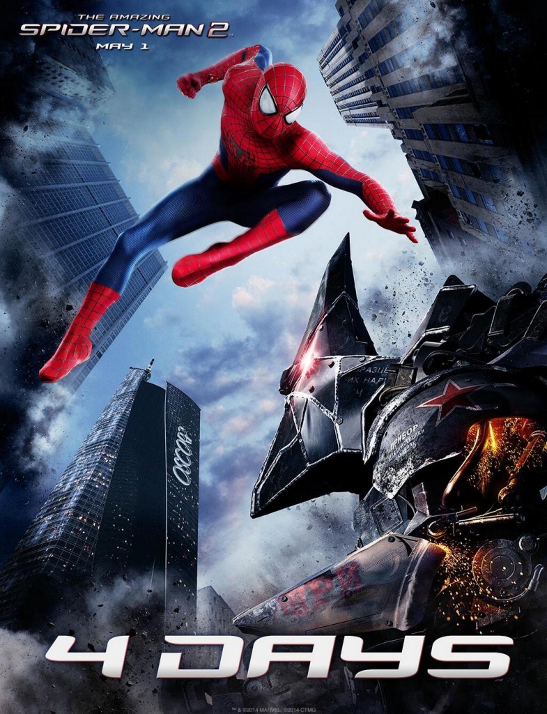 spidey and rhino the amazing spider-man 2