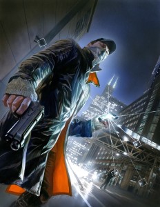 ilustración de alex ross para watch dogs