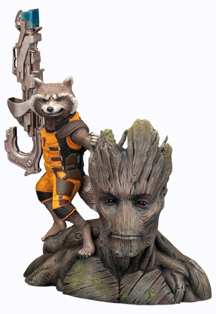 estatua rocket raccoon artfx+