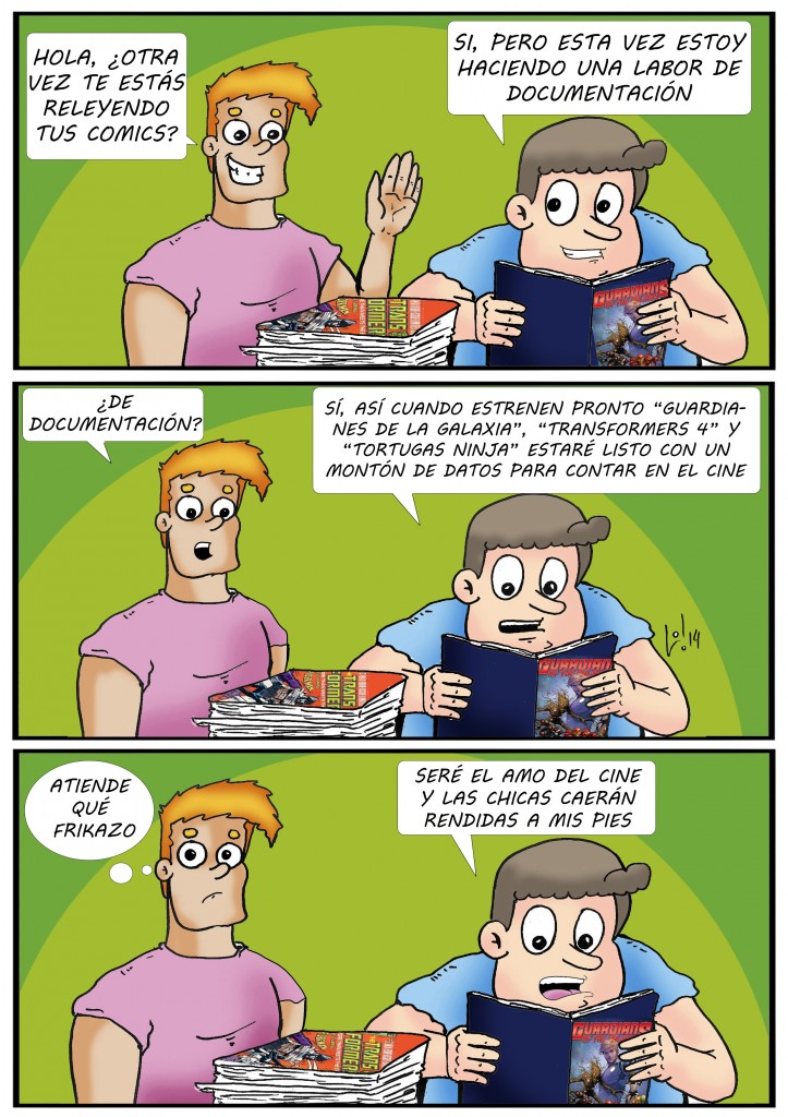 tira 071 de 'willy, extra de cine y friki', de luis orús