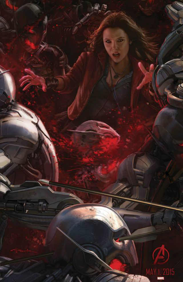la bruja escarlata en los vengadores: la era de ultron