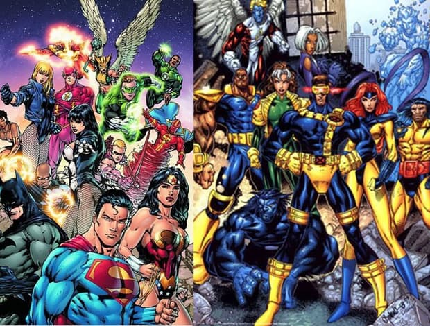 liga de la justicia x-men