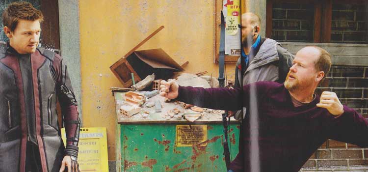 nuevo look de ojo de halcón en vengadores: la era de ultron