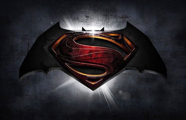 logotipo de batman v superman