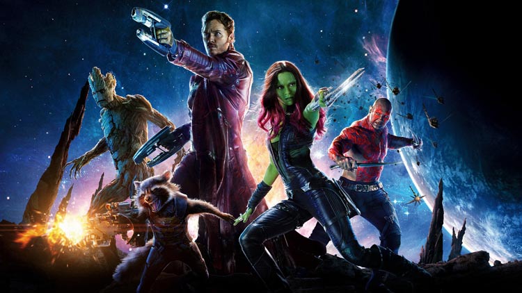 banner de guardianes de la galaxia (guardians of the galaxy)