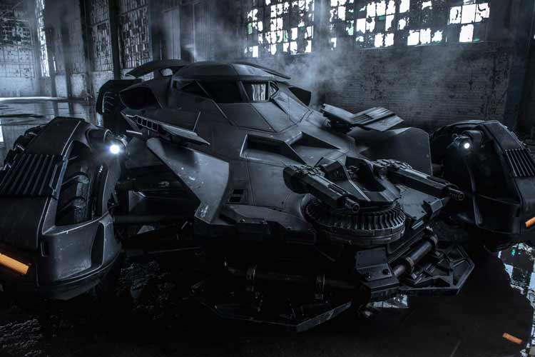 batmóvil de batman v superman: dawn of justice