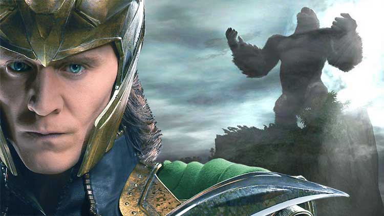 loki quiere capturar a king kong en skull island