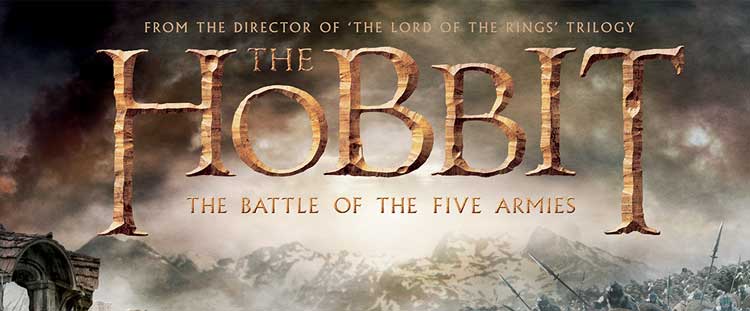 impresionante banner de el hobbit: la batalla de los cinco ejércitos