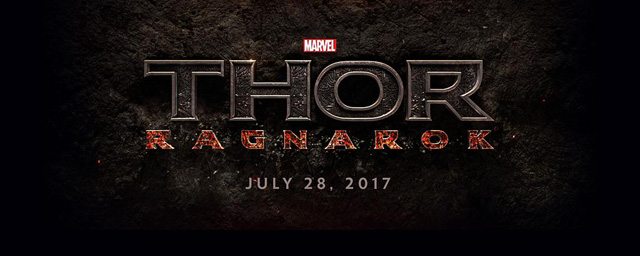 logotipo thor: ragnarok