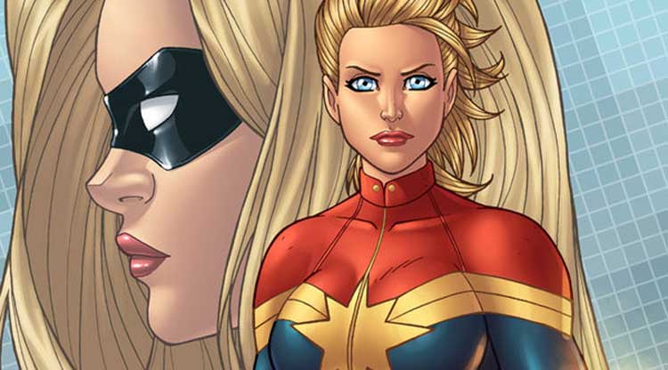 la versión de cine de capitán marvel será carol danvers