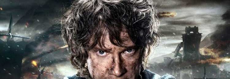 bilbo en el nuevo póster de el hobbit: la batalla de los cinco ejércitos box office