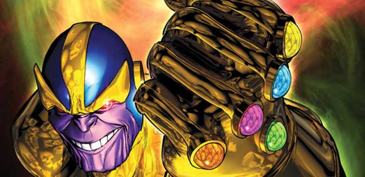 thanos y las piedras del infinito