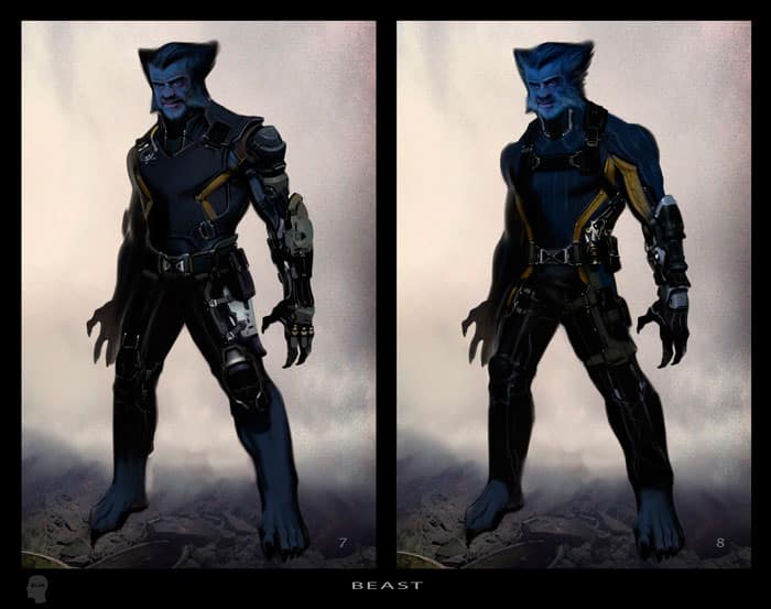 concept art x-men: días del futuro pasado