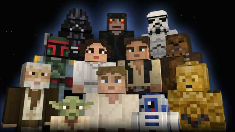 star wars se fusiona con minecraft
