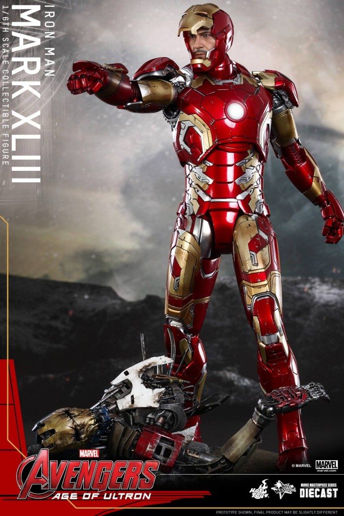 figura de hot toy de iron man
