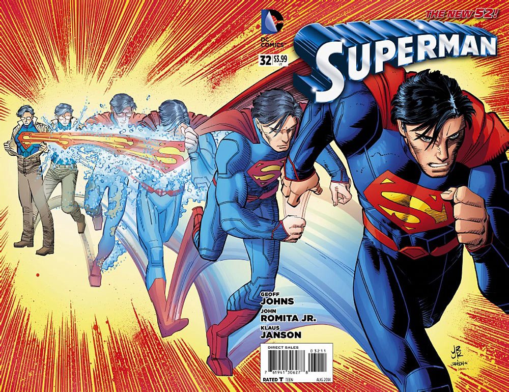 arranca la prometedora etapa de superman del tándem geoff johns y john romita jr.