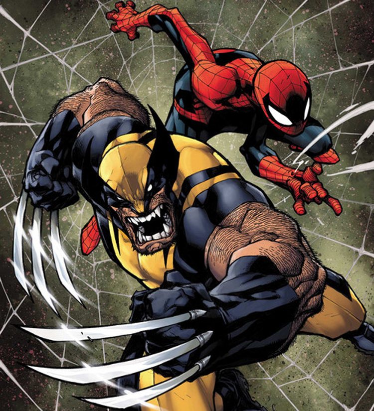 spider-man y lobezno