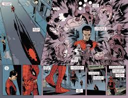 página de 'learning to crawl' spider-man