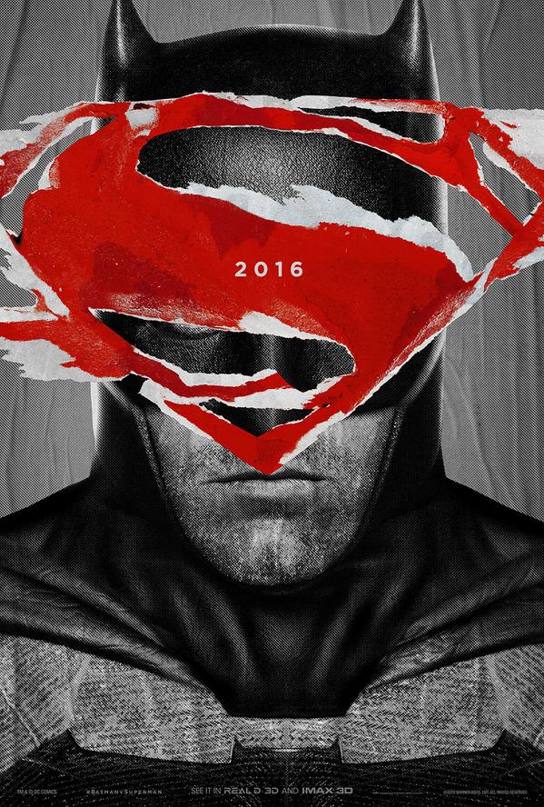 poster oficial de batman v superman