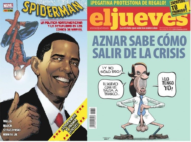 la política en el cómic