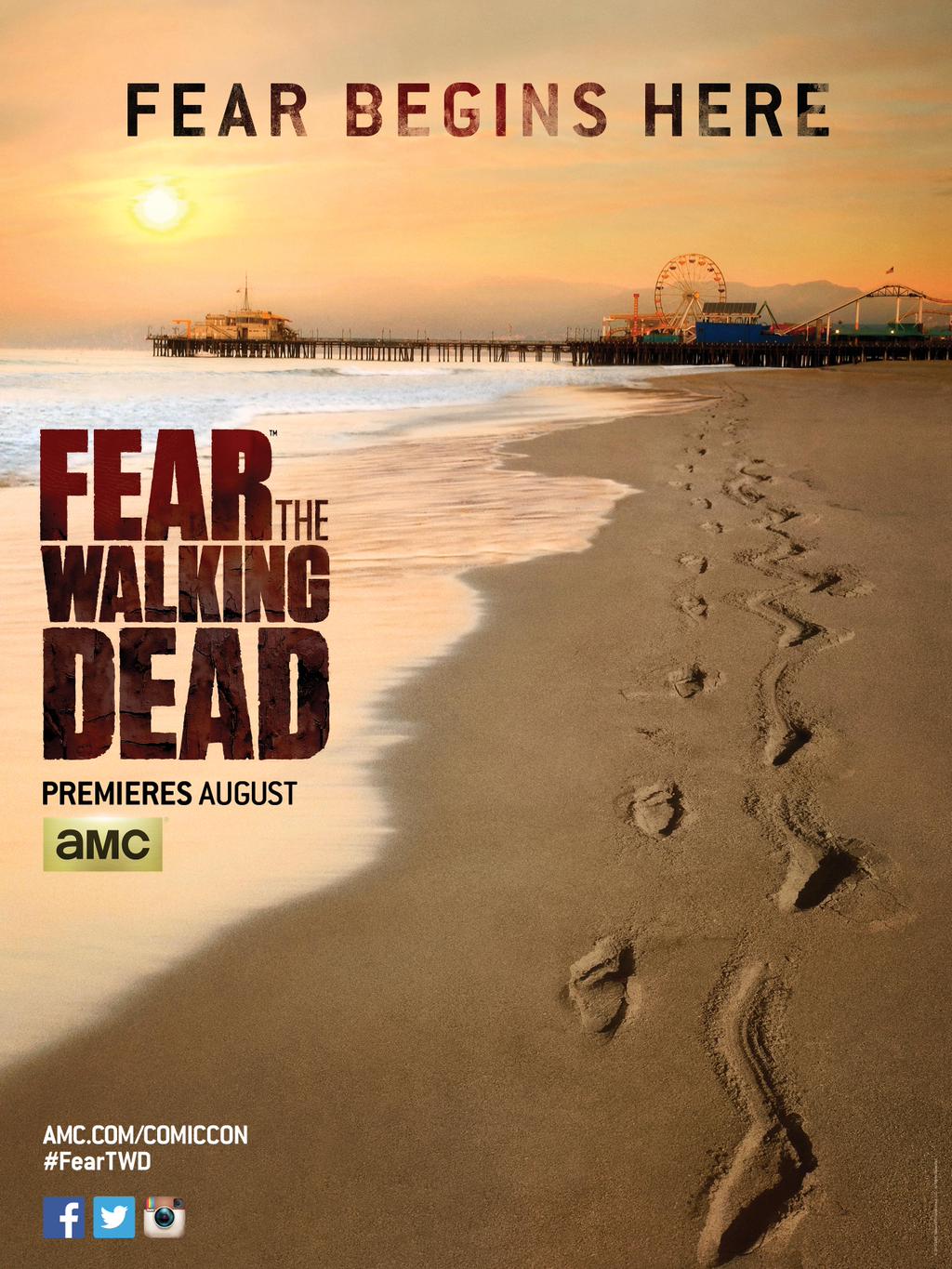 póster de fear the walking dead