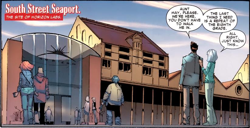 curiosidad: todas las empresas ficticias de marvel en una infografía