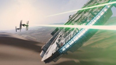 fotograma del tráiler de 'star wars: el despertar de la fuerza'.