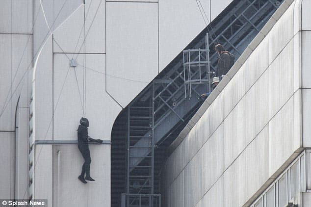 black panther en el rodaje de capitán américa: civil war